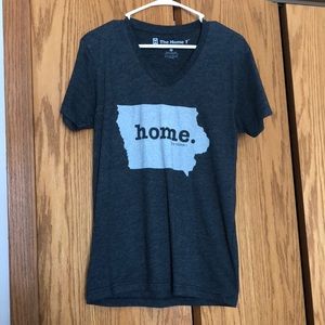 Iowa home short sleeve t shirt